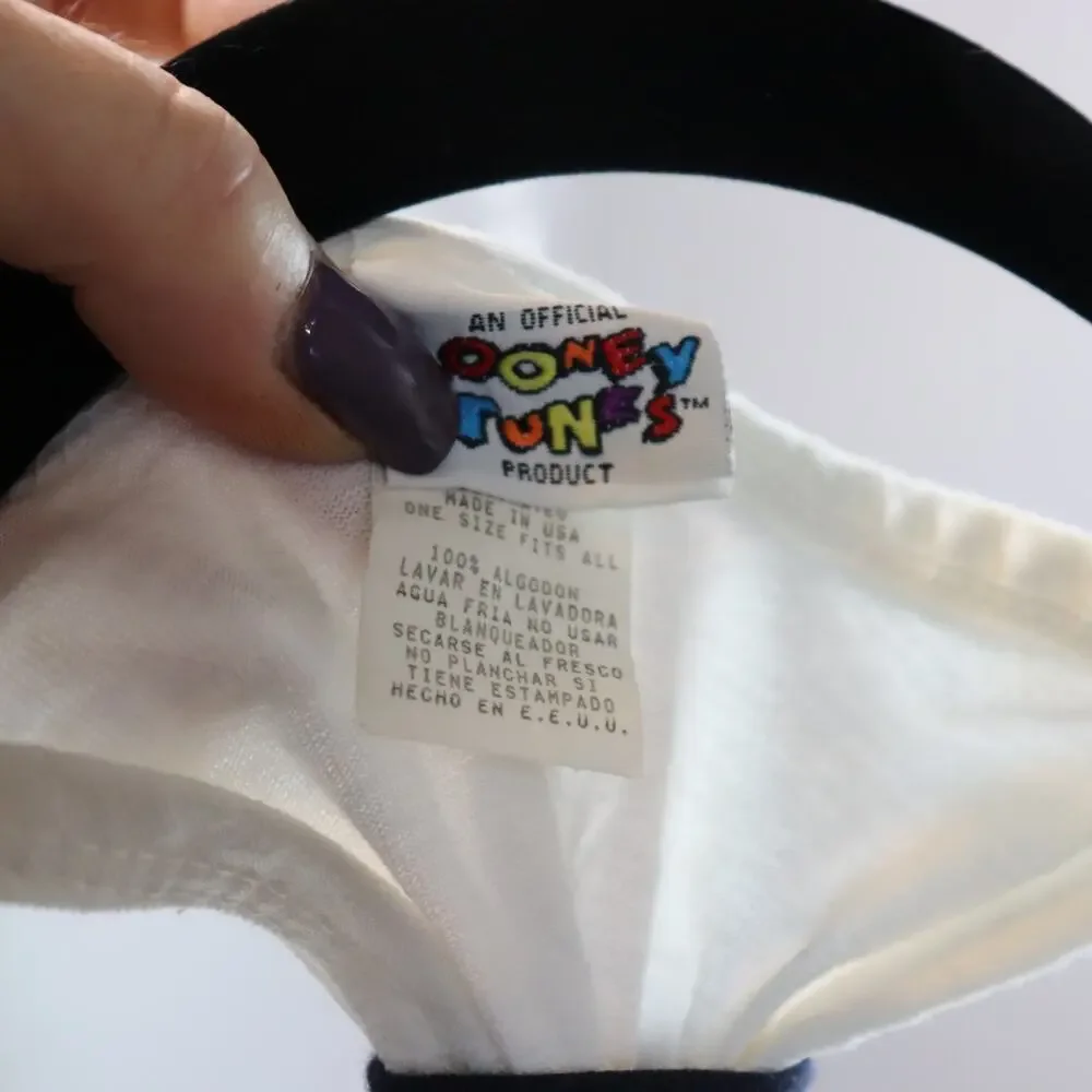 Vintage Looney Tunes Tweety Patriotic Tank OS USA Made Swimsuit Cover‎ Up